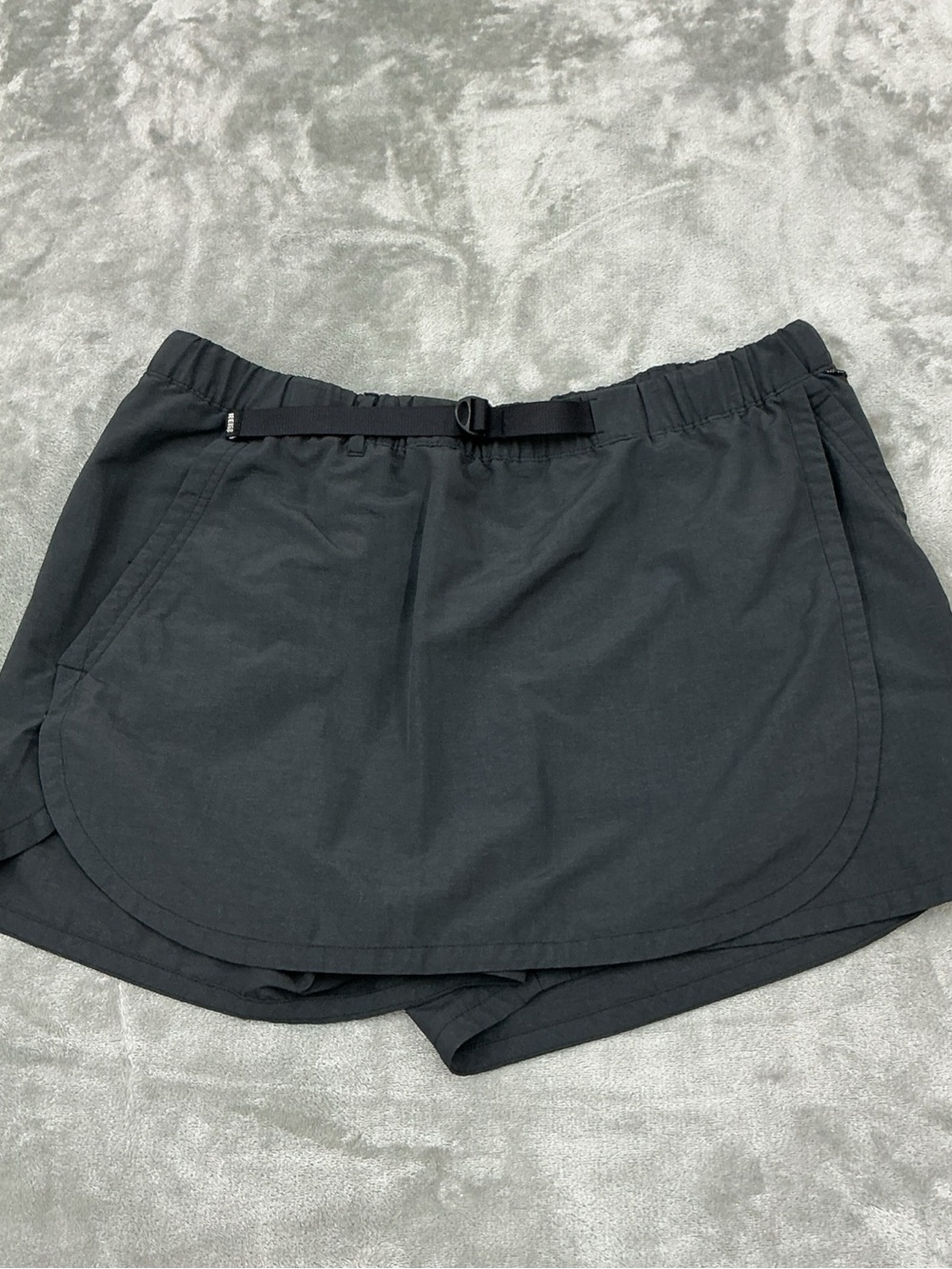 Rei Co-Op Trailmade Skort Women’s Large Dark Gray outdoor Hiking belted athletic